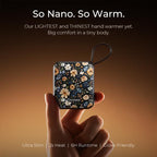 Ocoopa UT5 Nano Hand Warmers Rechargeable 2 Pack, AI Temperature Control Pocket Size Hand Warmer, Heater Portable Hand Warmer Great Gift for Christmas Outdoors, Hunting, Golf, Camping