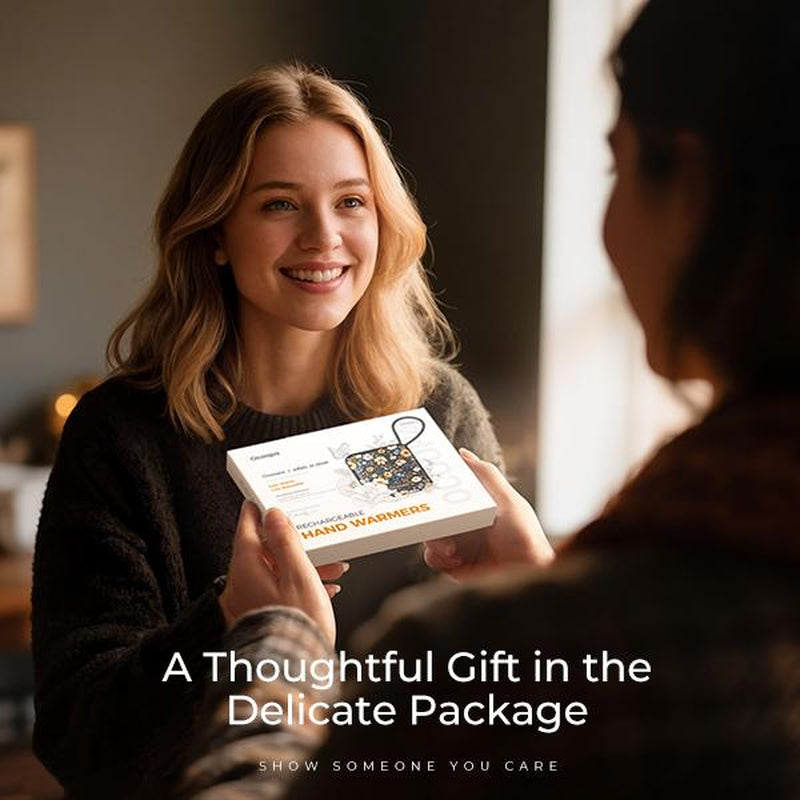 Ocoopa UT5 Nano Hand Warmers Rechargeable 2 Pack, AI Temperature Control Pocket Size Hand Warmer, Heater Portable Hand Warmer Great Gift for Christmas Outdoors, Hunting, Golf, Camping