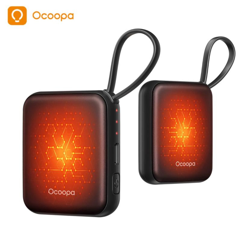 Ocoopa UT5 Nano Hand Warmers Rechargeable 2 Pack, AI Temperature Control Pocket Size Hand Warmer, Heater Portable Hand Warmer Great Gift for Christmas Outdoors, Hunting, Golf, Camping