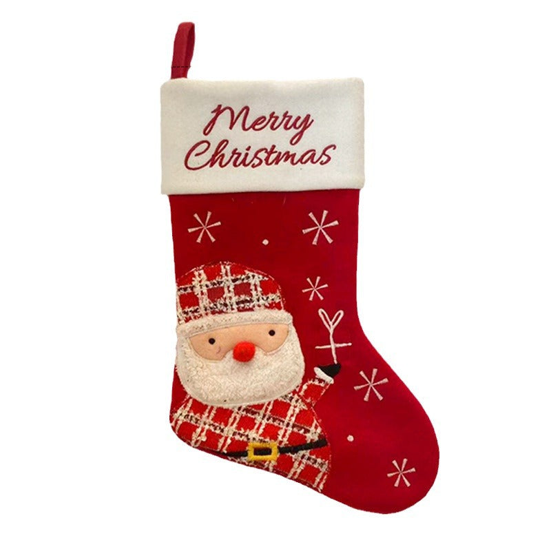 Cartoon Christmas Stockings Gift Bag