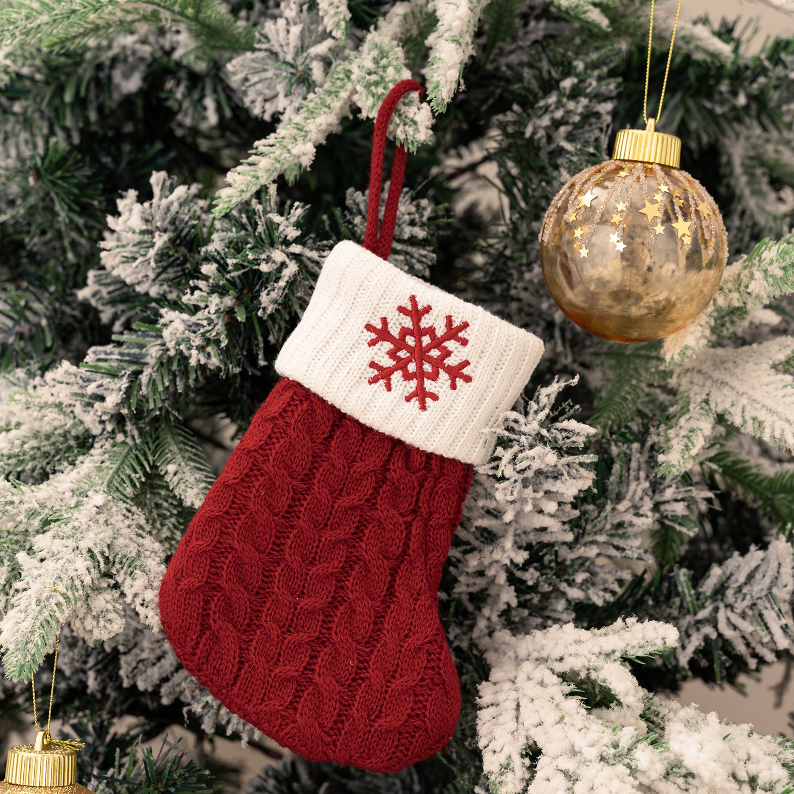 Letter Christmas Stocking Creative Hanging Ornament